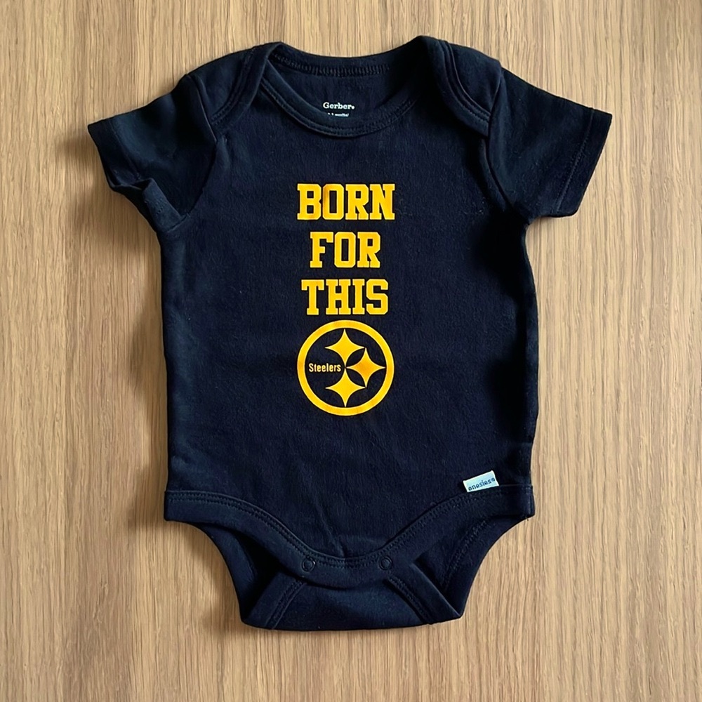 Gerber, NFL Pittsburgh Steelers baby onesie, 0-3 months